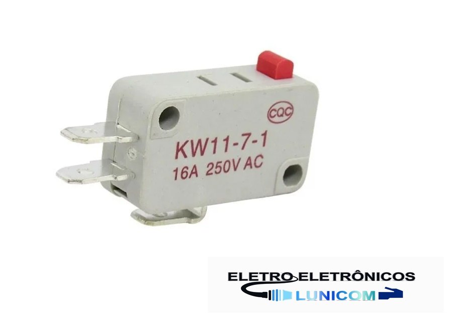 Lunicom Automação Industrial e Residencial CHAVE MICRO SWITCH KW11 7